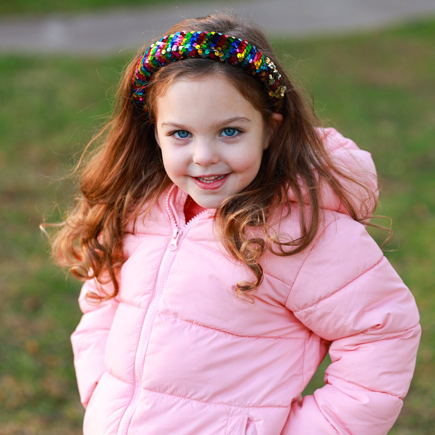 Frog Sac - Reversible Sequin Headband - Kids Padded Hair Band