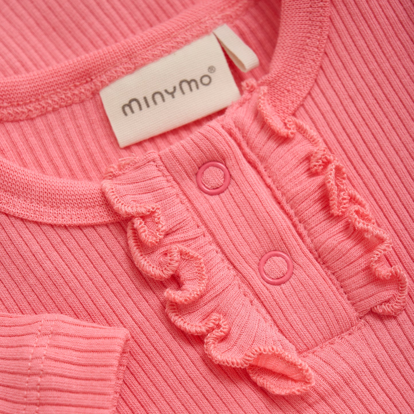 Minymo - Short Sleeved Ribbed Bodysuit
