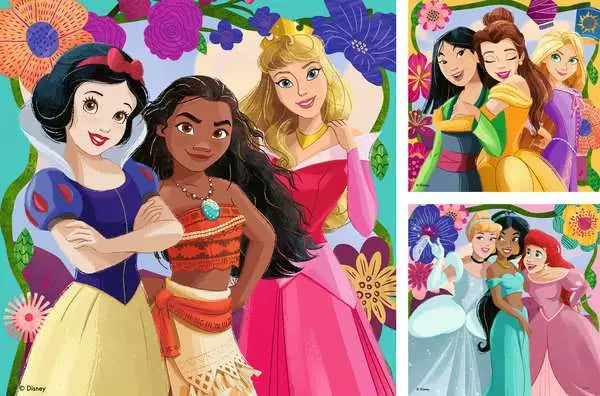 Ravensburger - Disney Princess Girl Power! 3x49 pc Puzzle Set