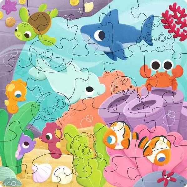 Ravensburger - Wooden Puzzle: Underwater 22 pcs