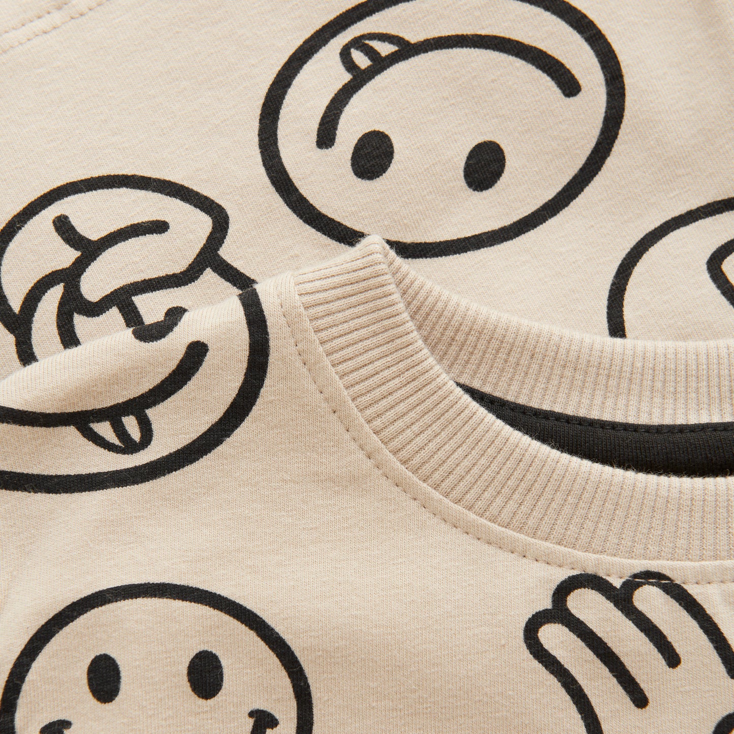 Minymo - Emoji Face Printed T-Shirt