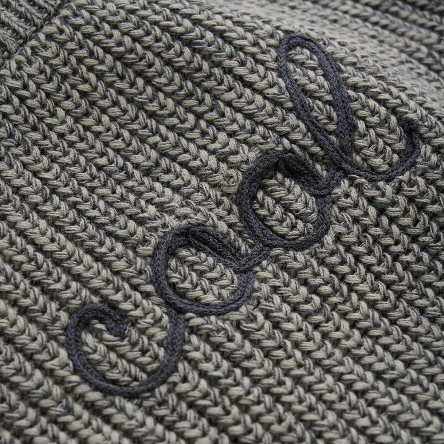 Minymo - Pullover Knit Sweater - Grey Cool