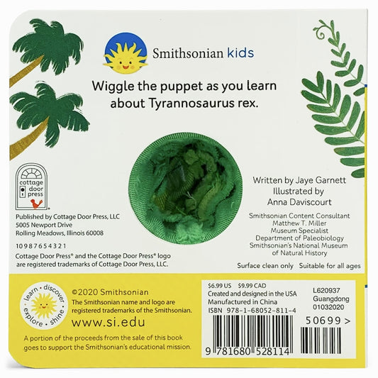 Smithsonian Kids T.Rex Puppet Book
