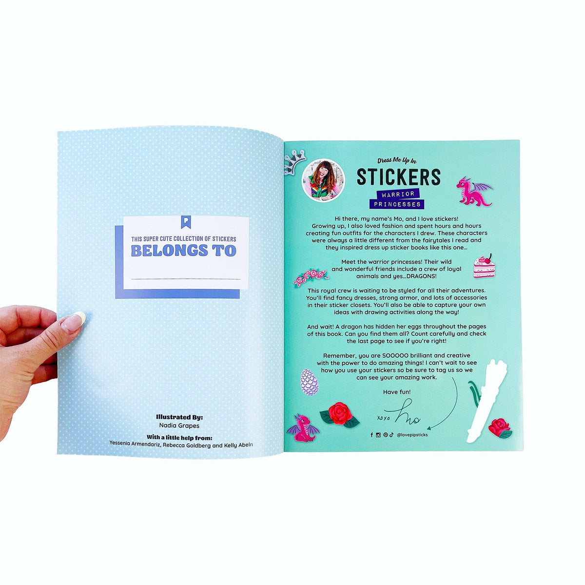 Pipsticks - Warrior Princesses Dress-Me-Up In Stickers Book