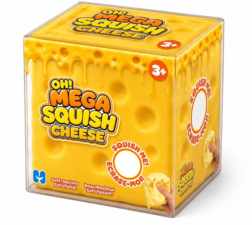 Oh! Mega Squish Cheese Jumbo Squishy