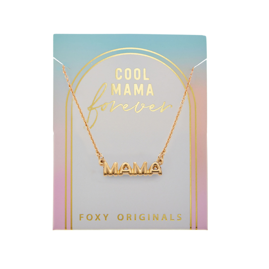Foxy Originals - Forever Mama Bubble Letter Necklace