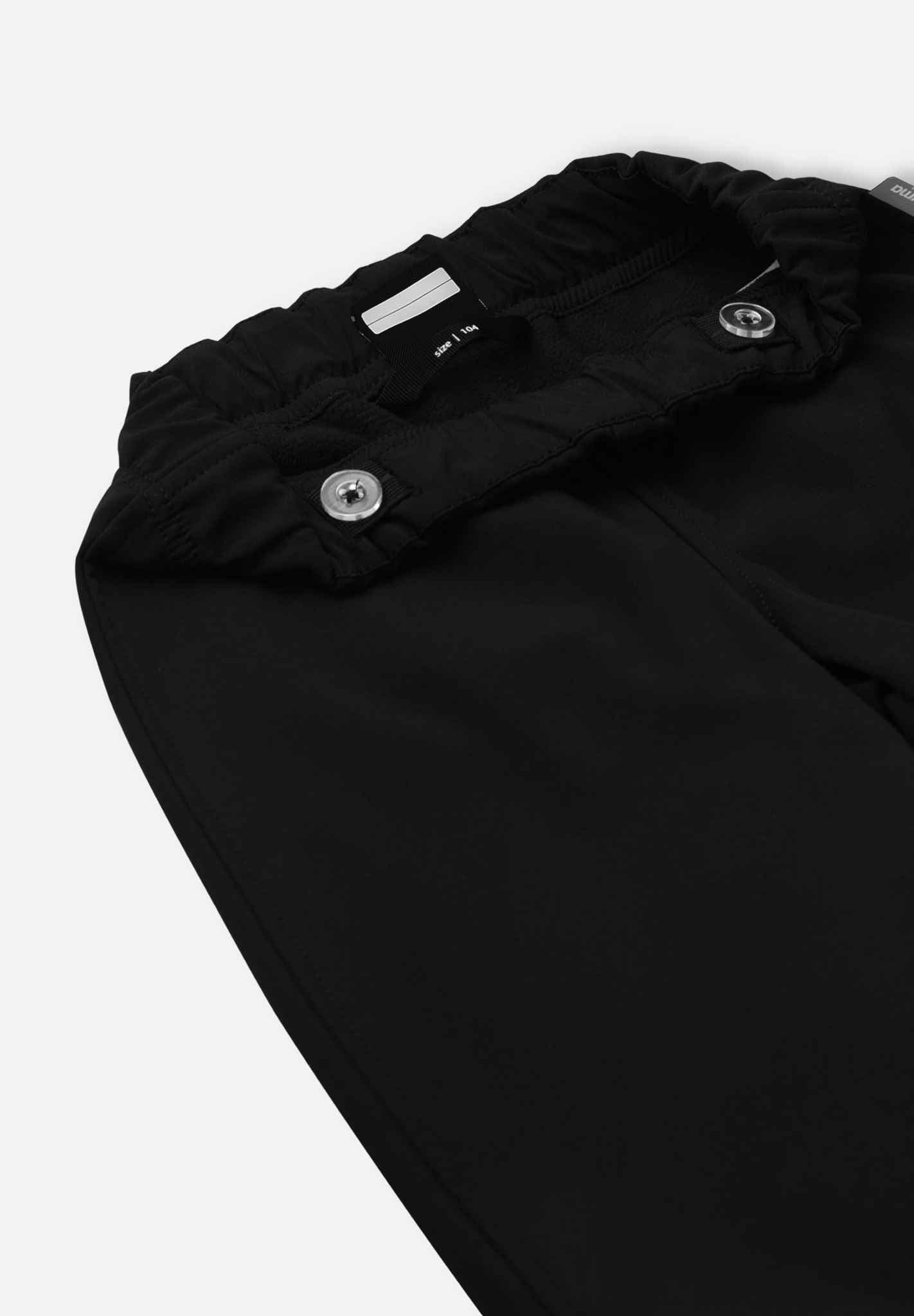 Reima Oikotie - Softshell Pants Fleece Lined - Black