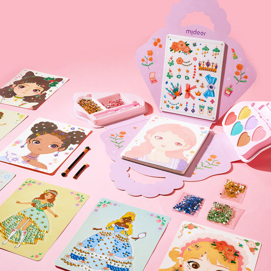 Mideer - 3-in-1 Dress Up Game Set: Princess Fashion Show