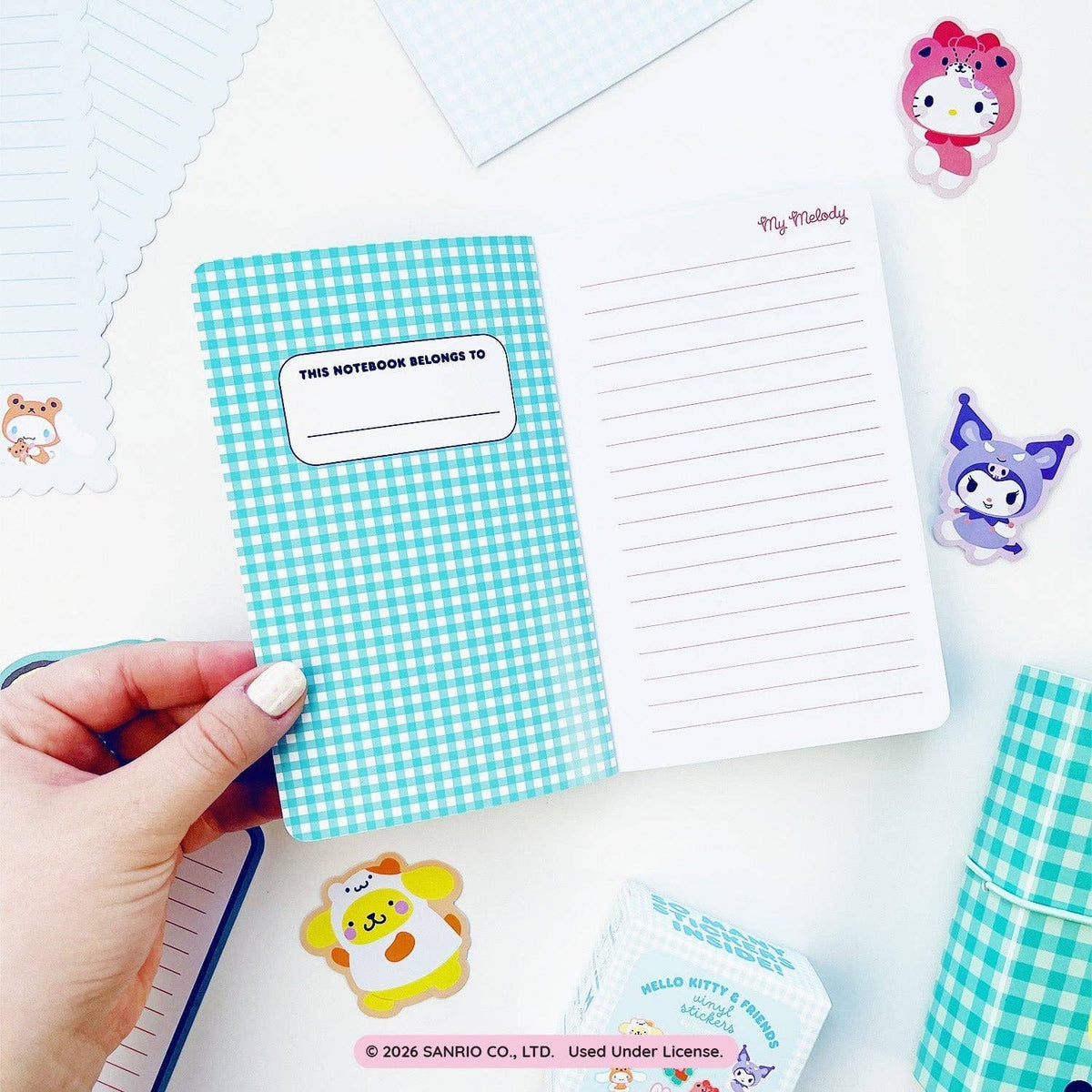 Pipsticks - My Melody Strawberry Fields Notebook