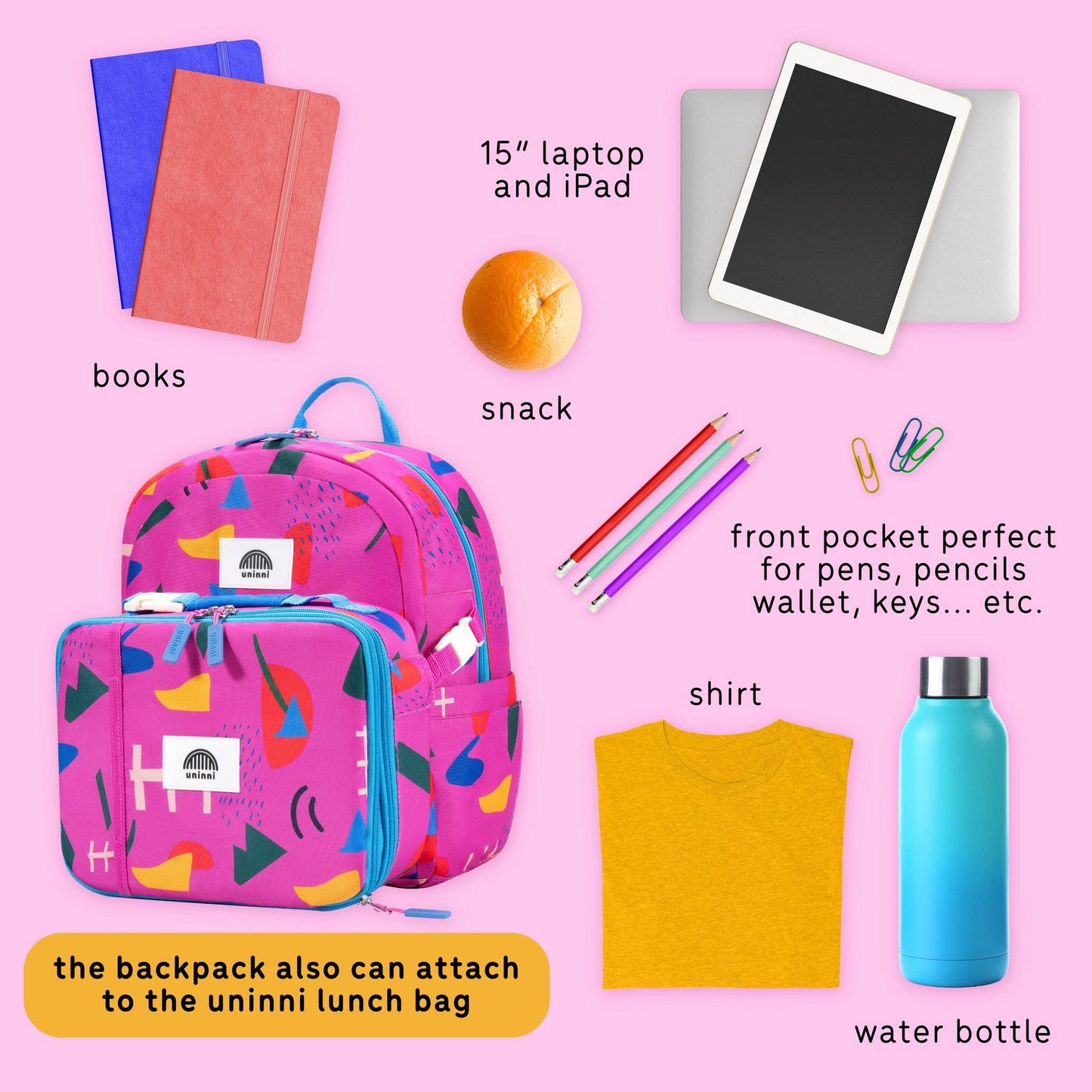 uninni - Ethan Backpack - Spring Rain