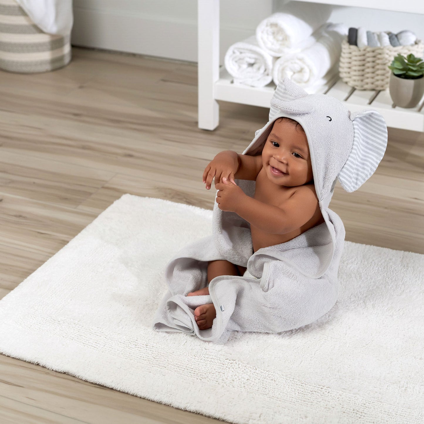 Gerber - 4pc Bath Set - Grey Elephant