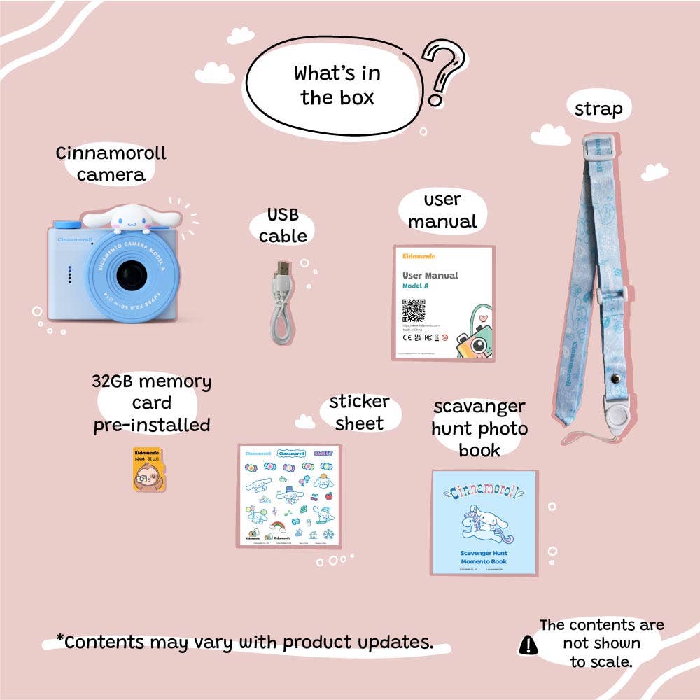 kiimento - Cinnamoroll | Mini Camera