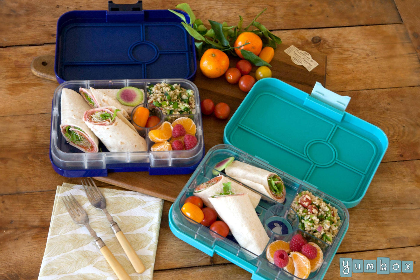 Yumbox - Tapas Tray - Clear 4 Compartment