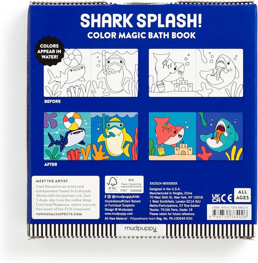 Shark Splash! Color Magic Bath Book