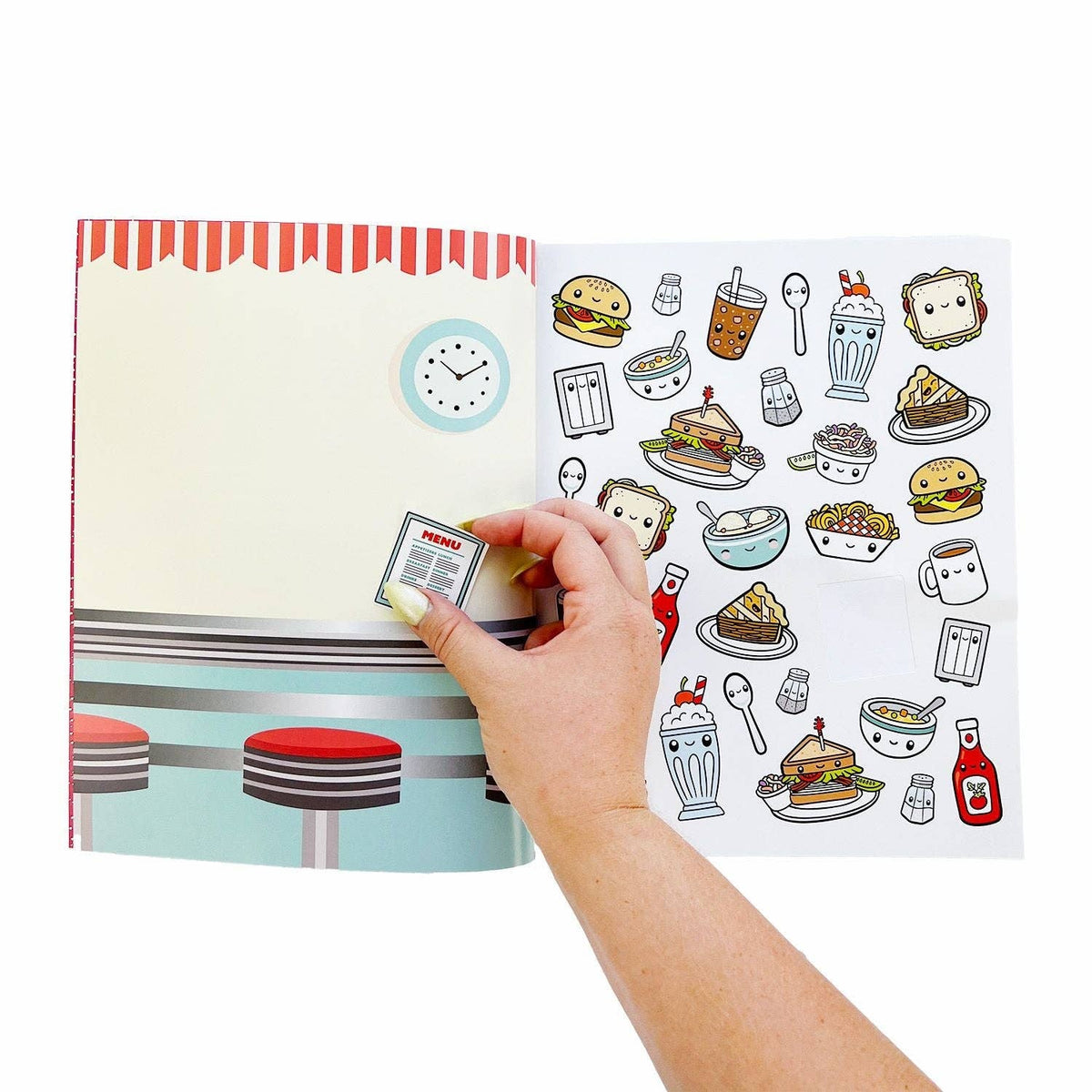 Pipsticks - Draw-Along Food Sticker Book