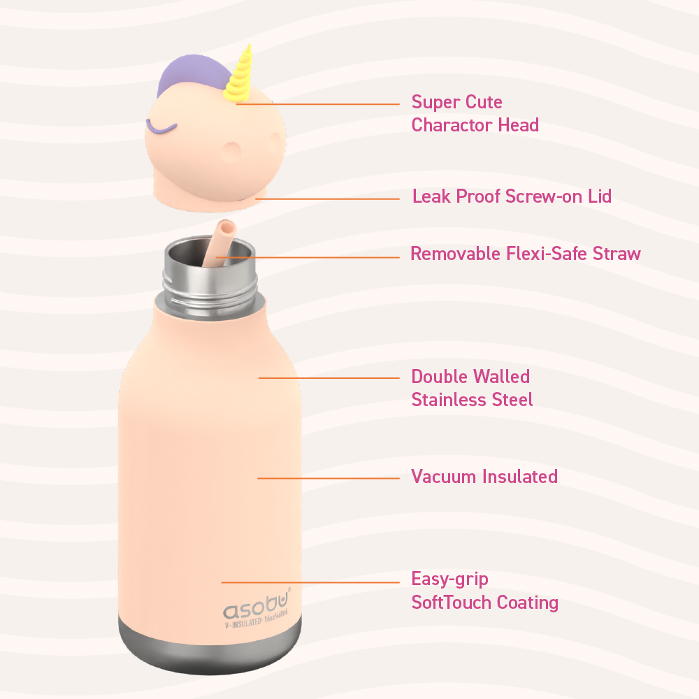 Asobu - 16 oz Bestie Animal Bottle