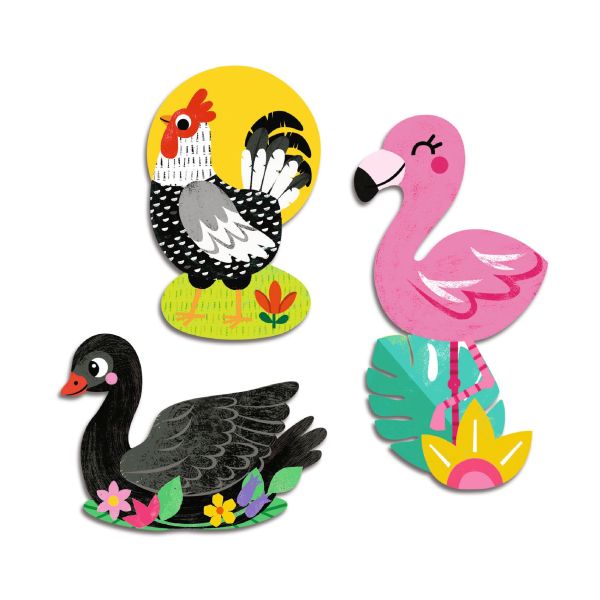 Djeco - Easy-Peal Die Cut Stickers 62pcs