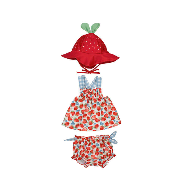 Mayoral Bathsuit Set - Red