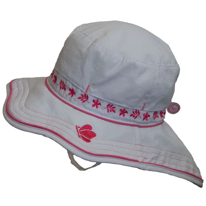Calikids - Vented UV Bucket Hat with Butterfly
