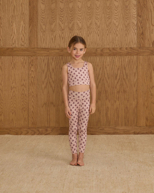 Rylee + Cru - Basic Legging - Blush Fleur