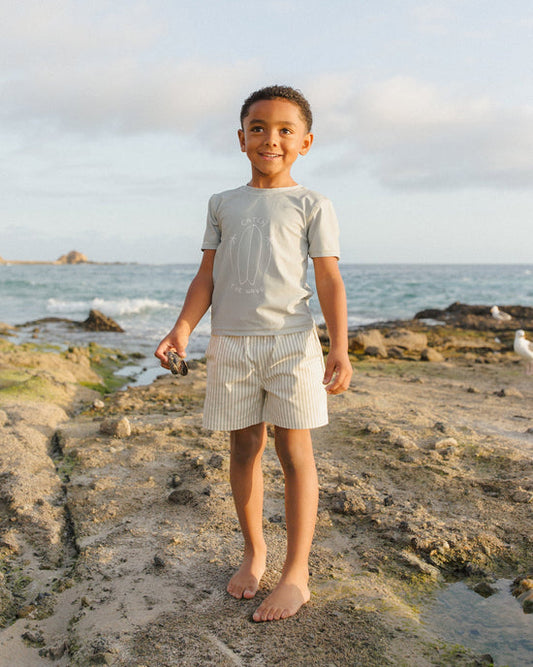 Rylee + Cru - Short Sleeve Rashguard || Sage