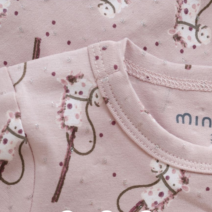 Mimymo Baby Girl Diaper Shirt Hobby Horse - 3M