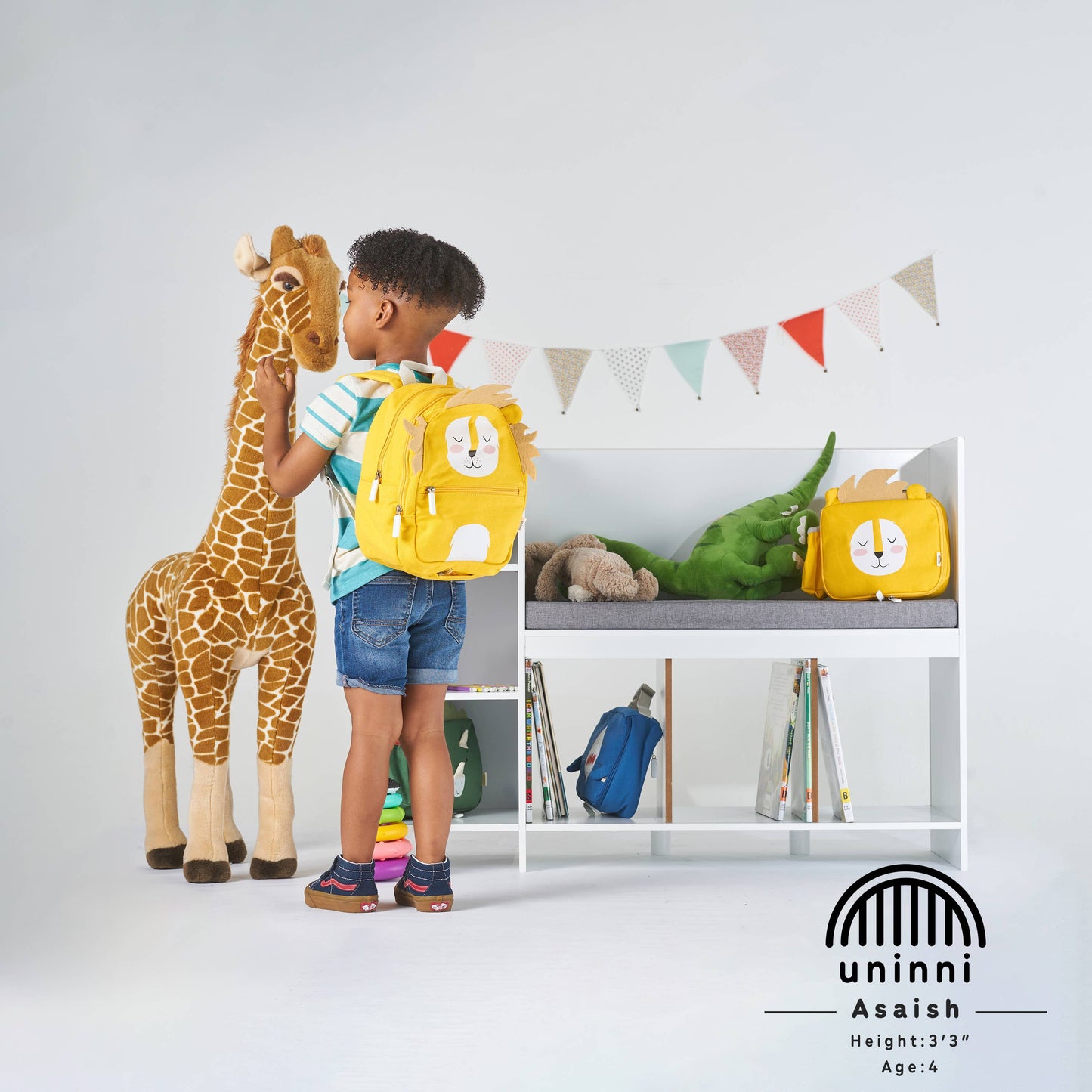 uninni - Toddler Backpack - Lion