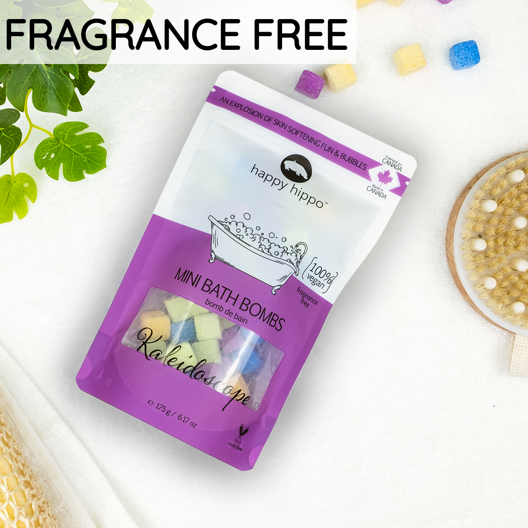 Happy Hippo Bath - Kaleidoscope- Mini Bubble Bombs