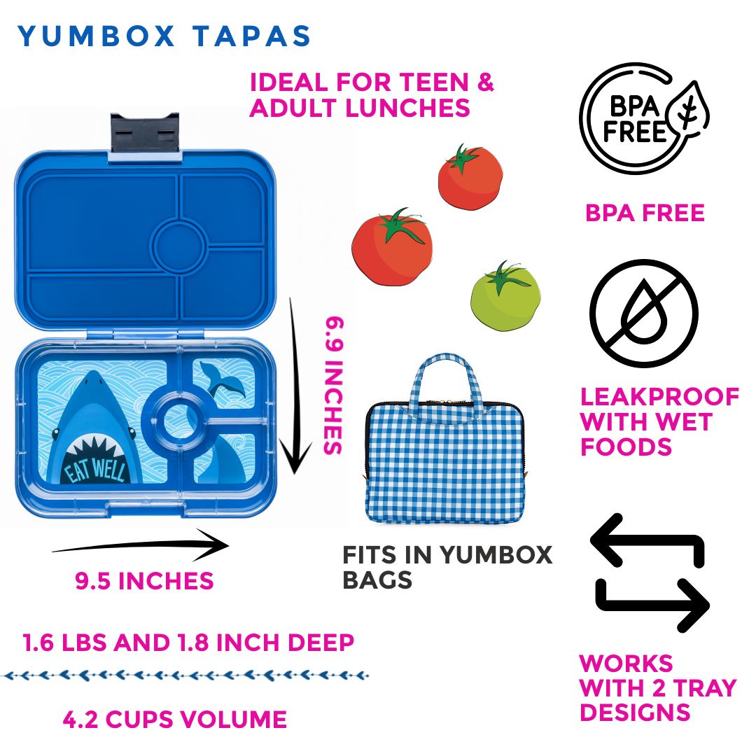 Yumbox - Tapas 4 Compartment Bento Lunch Box