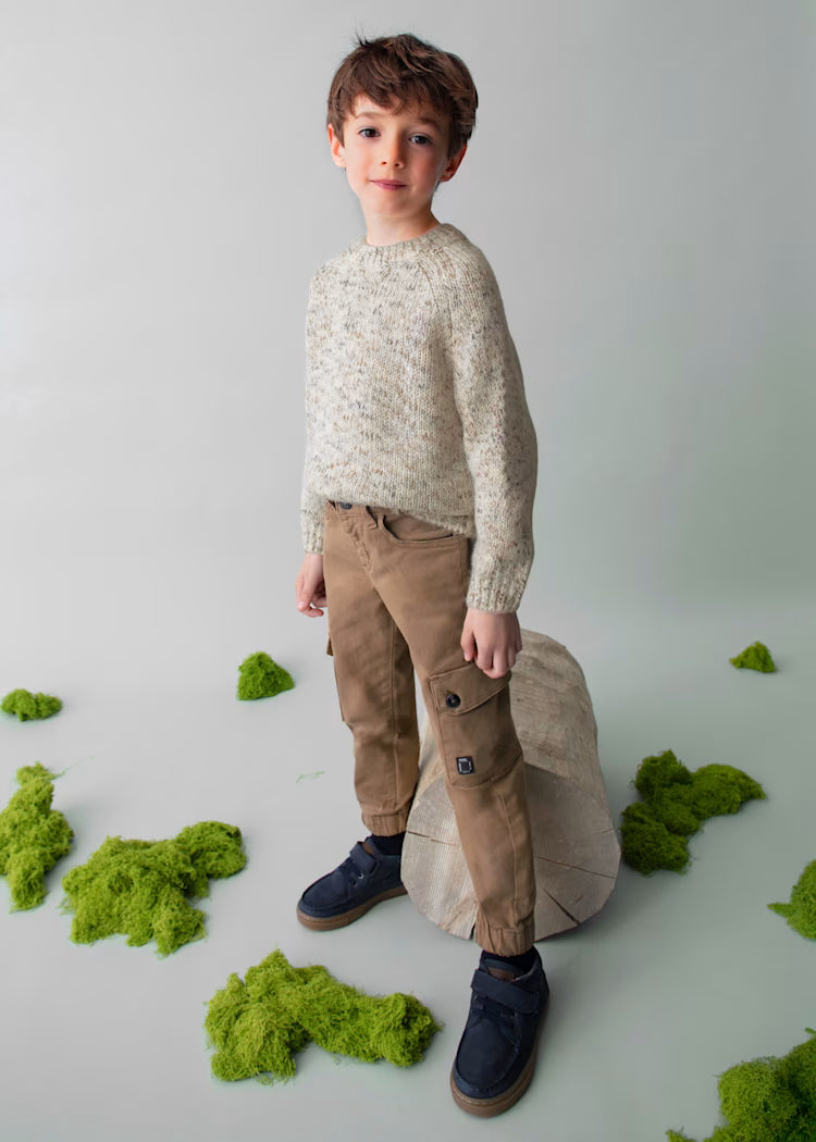 Mayoral - Cereal Mix Knit Sweater