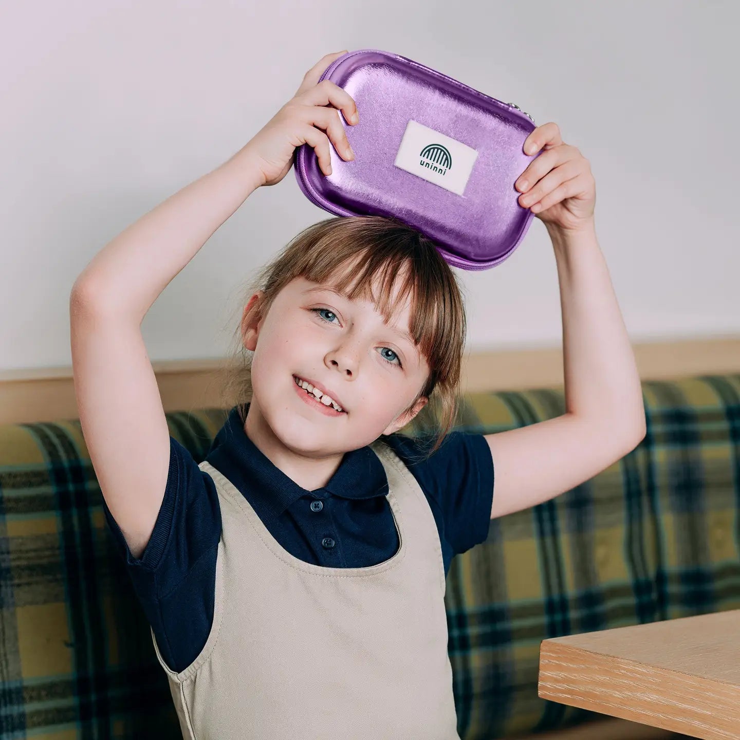 uninni - Arden Pencil Case - Metallic Lavender