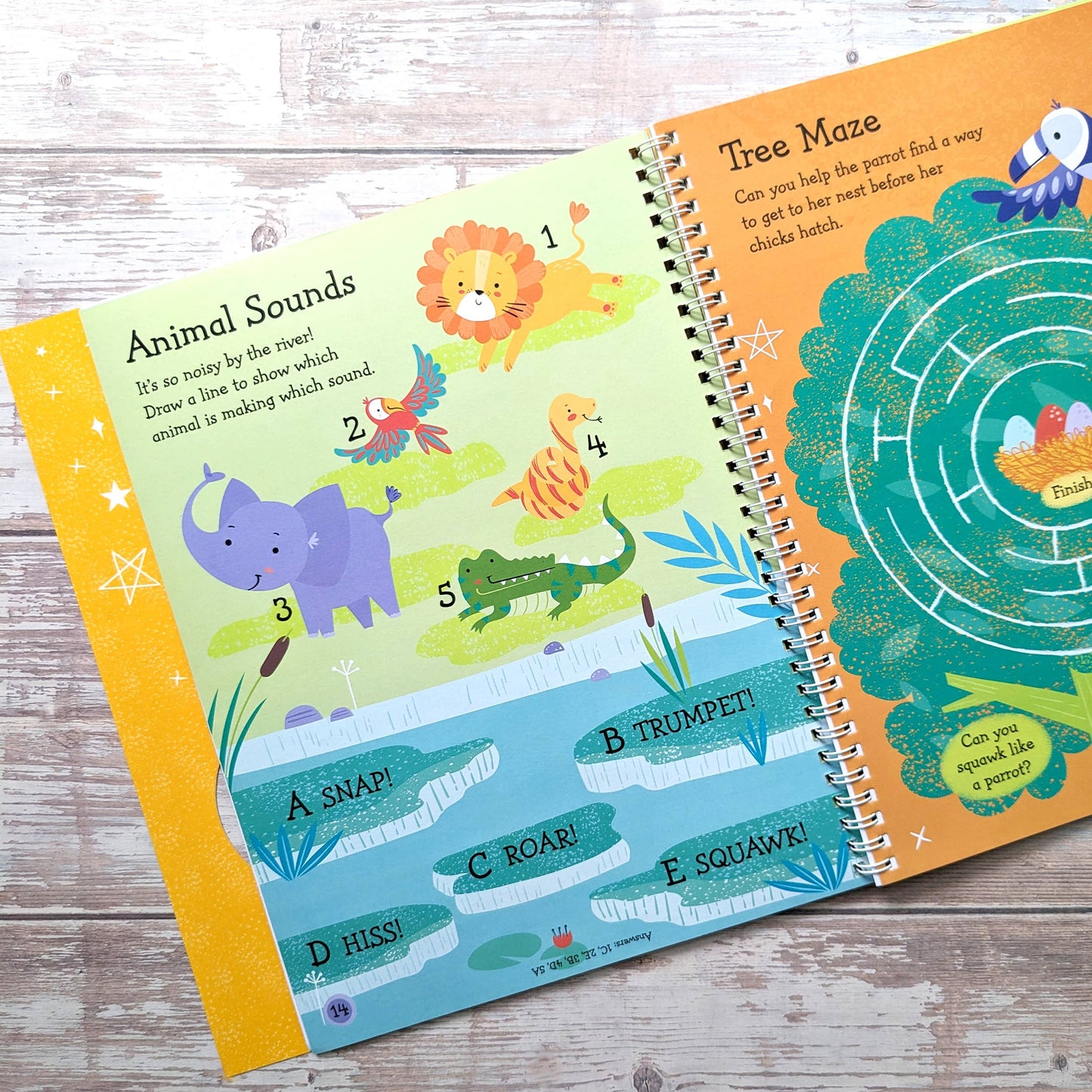 Robert Frederick - Gem Art Activity Book - Jungle Animals