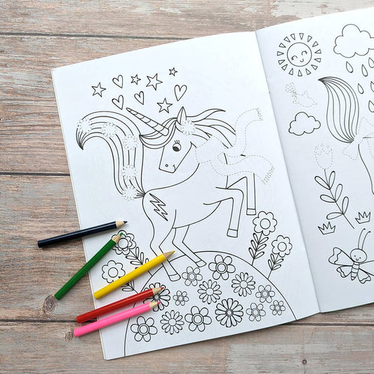 Robert Frederick - Dress Me Up Colouring And Activity Book - Unicorns