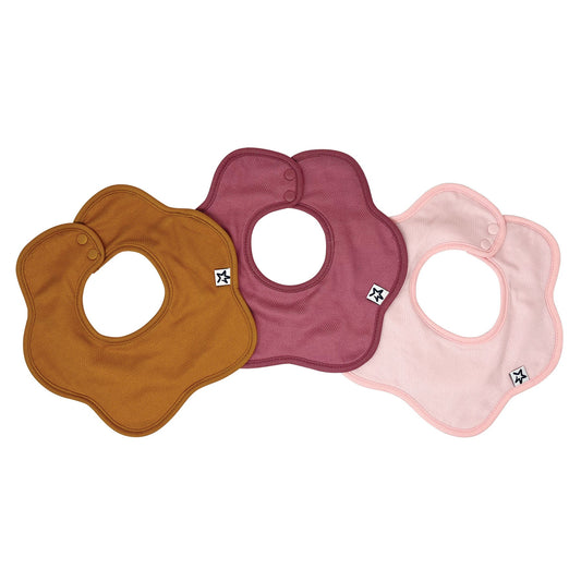 Tiny Twinkle- Kaffle Roundabout Drool Bibs 3 Pack