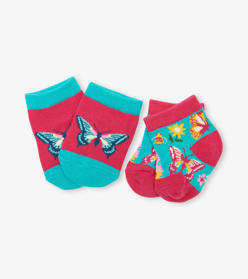 Little Blue House Glamping 2-Pack Baby Socks
