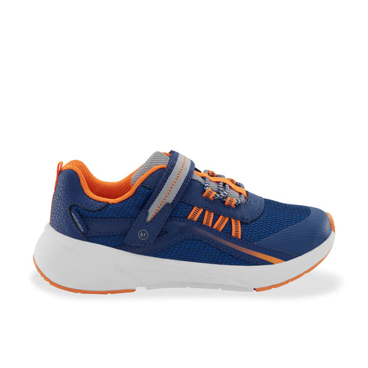 Stride Rite Made2Play Journey 3.0 Leather Sneaker Navy Wide