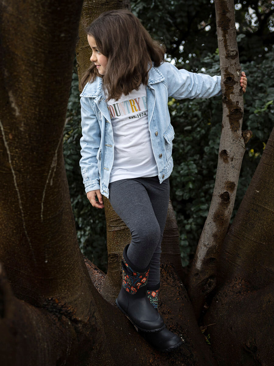 BOGS -  Kids York Printed Insulated Rain Boot