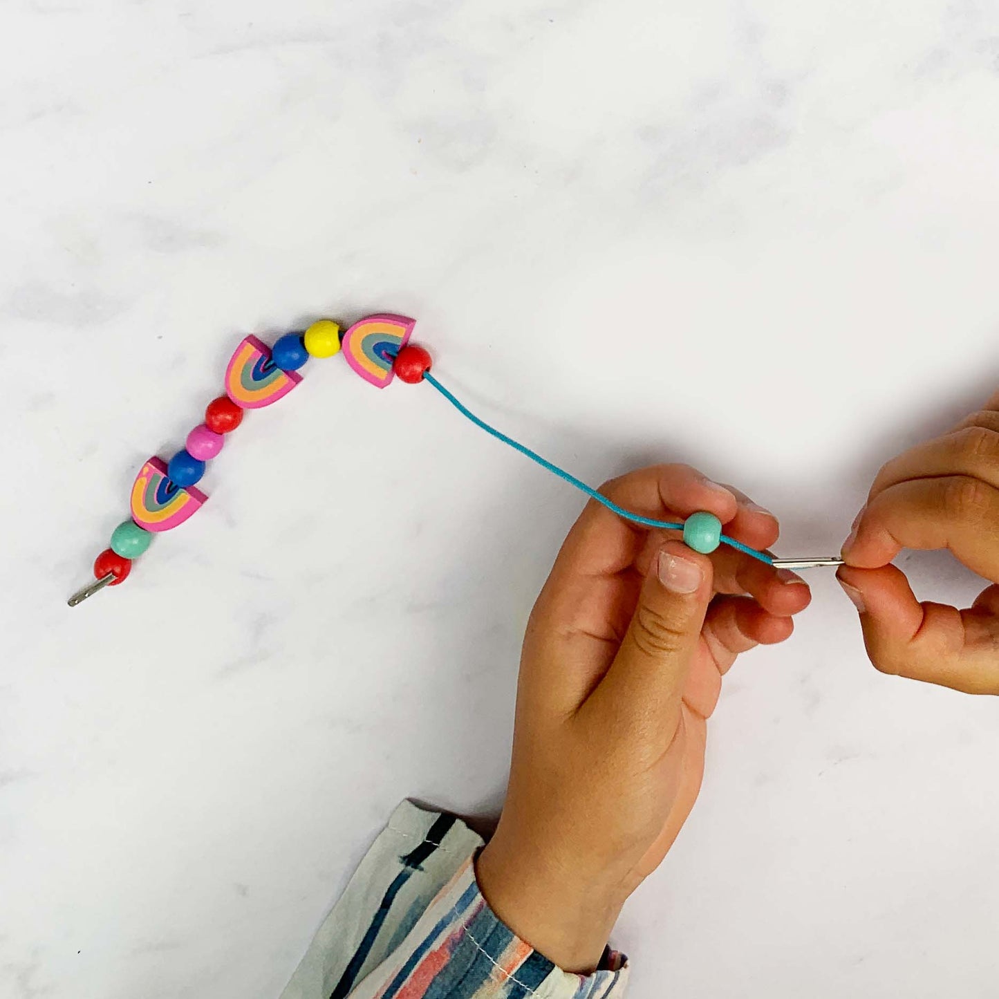 Cotton Twist - Rainbow & Flower Bracelet Making Kit