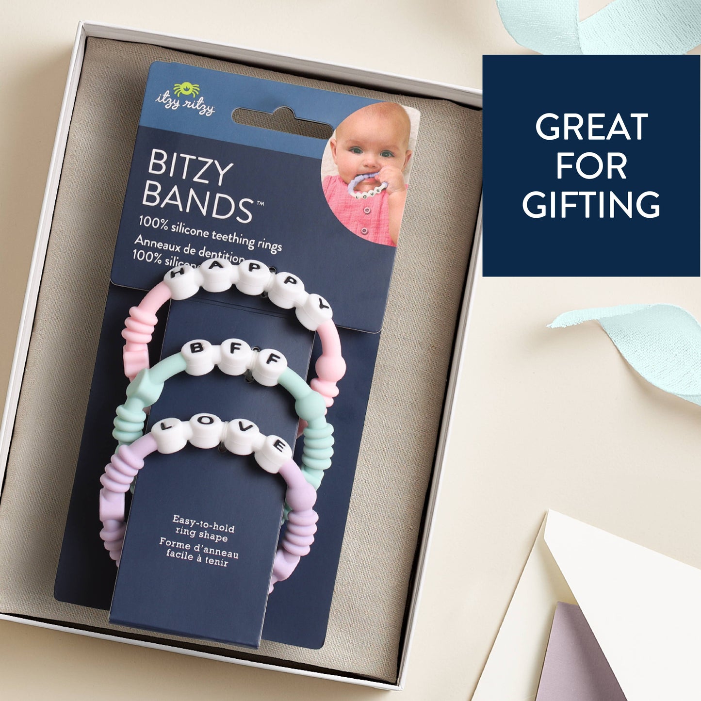 Itzy Ritzy - Bitzy Bands Silcone Teething Ring