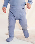 Korango - Drop Crotch Cotton Modal Legging - Blue