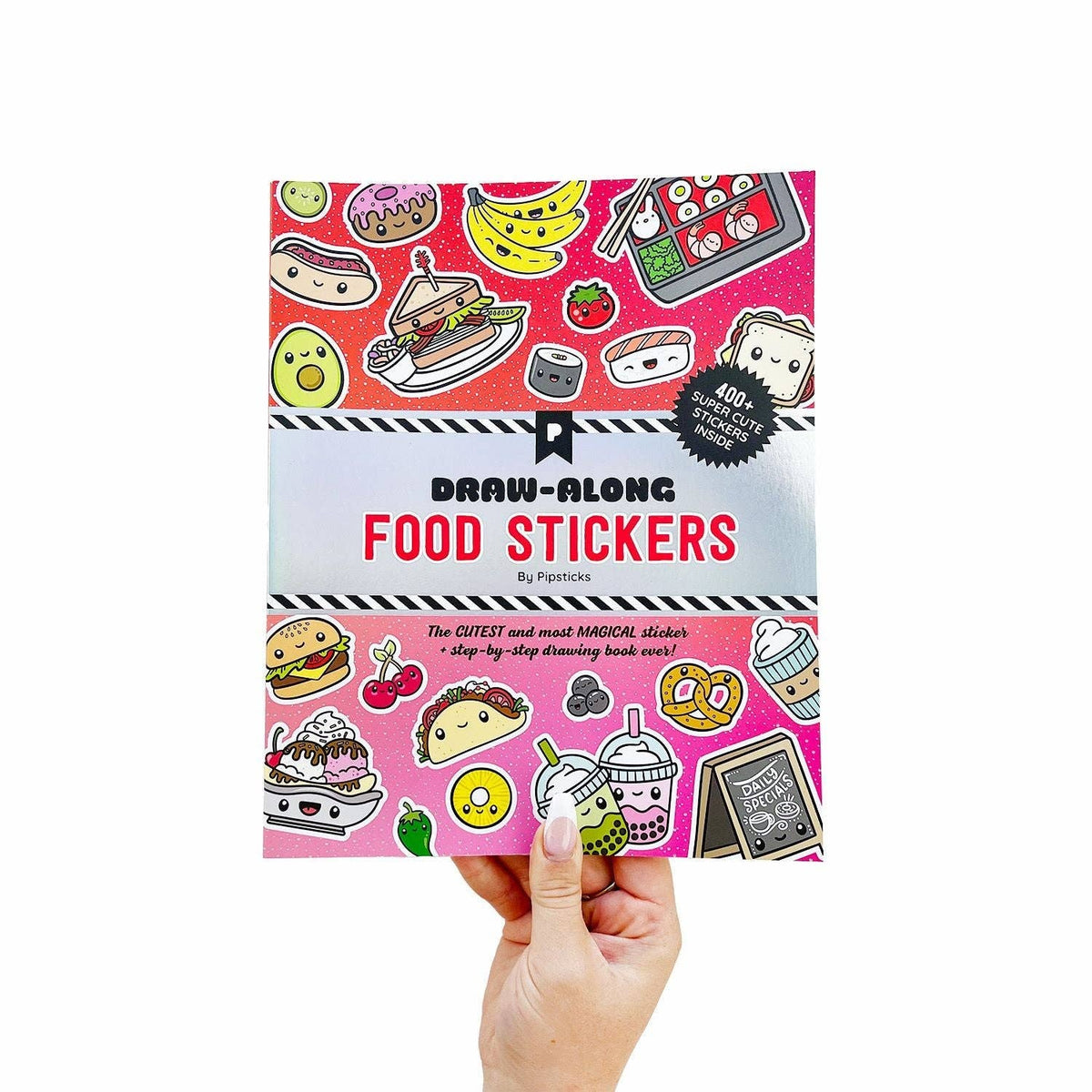 Pipsticks - Draw-Along Food Sticker Book