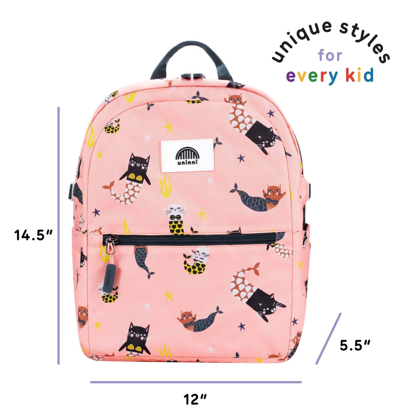 uninni - Ethan Backpack- Swimming Mercats