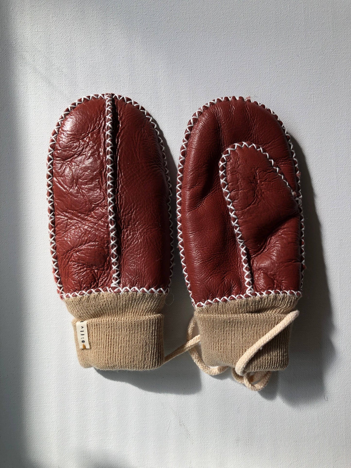 Billy Bamboo - KIDS SHEARING MITTENS: Barbie pink