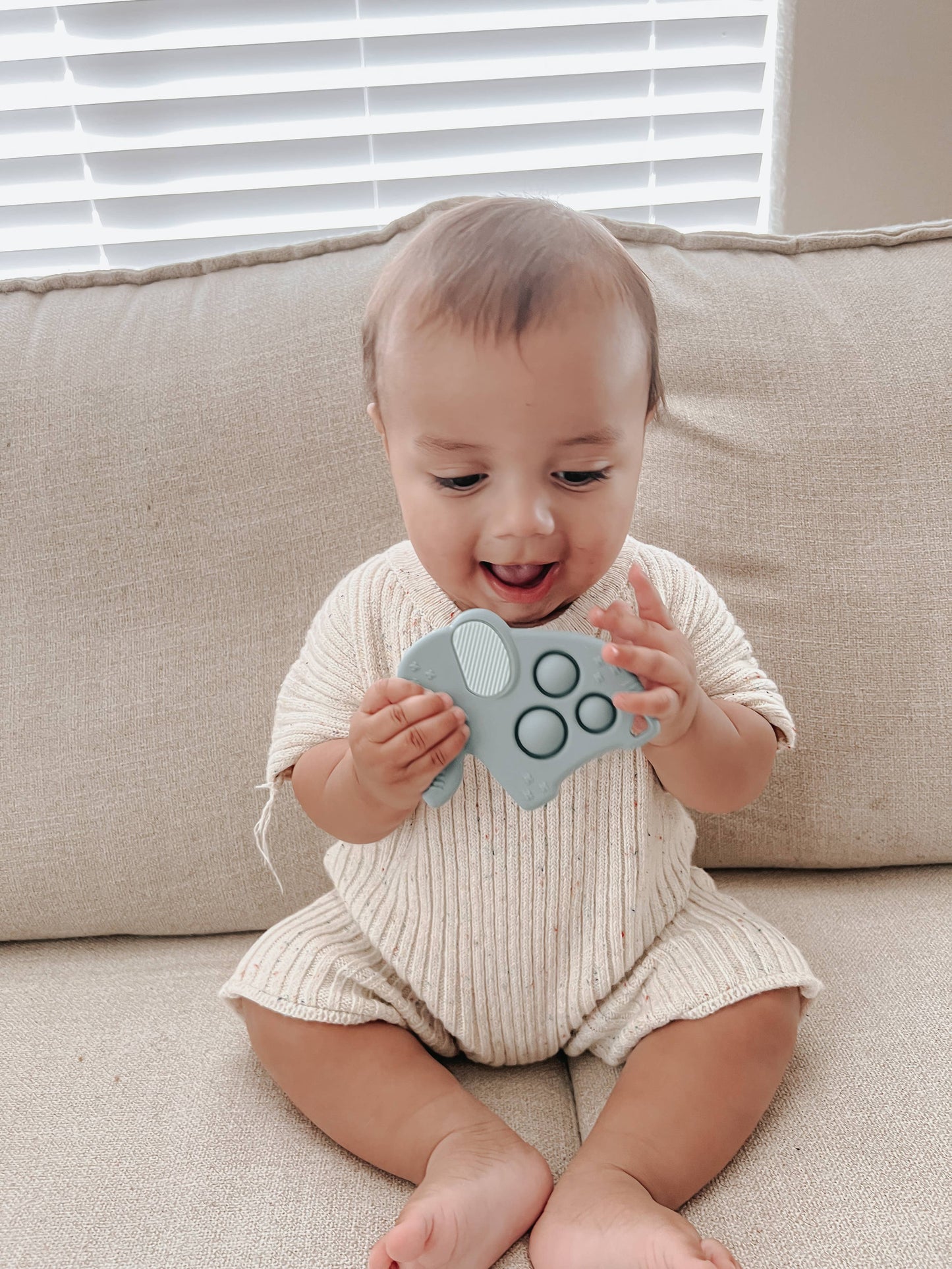 Itzy Ritzy - Itzy Pop Sensory Popper Toy: Green Dino