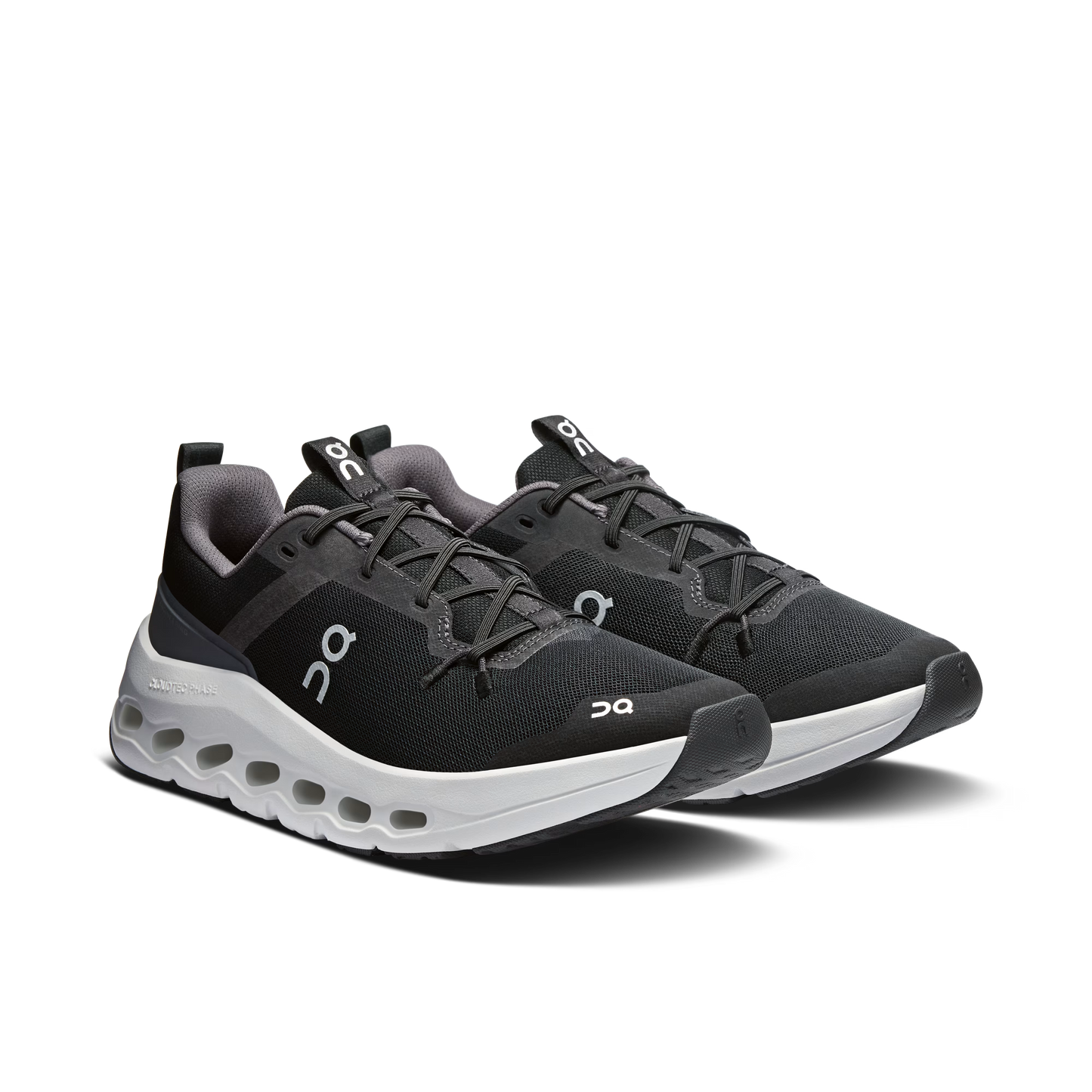 On Cloudleap Youth Running Shoe Black | White