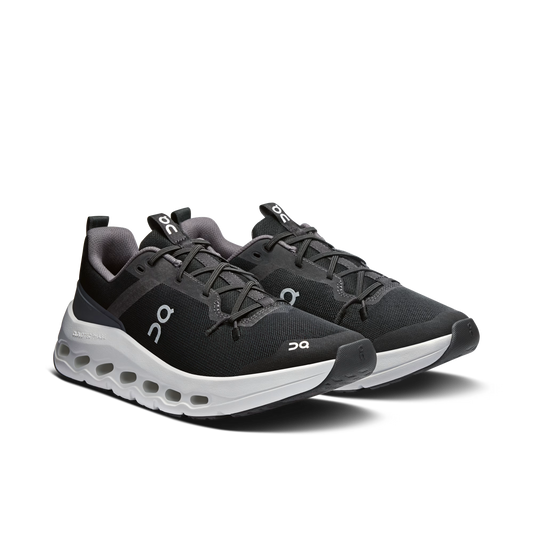 On Cloudleap Youth Running Shoe Black | White