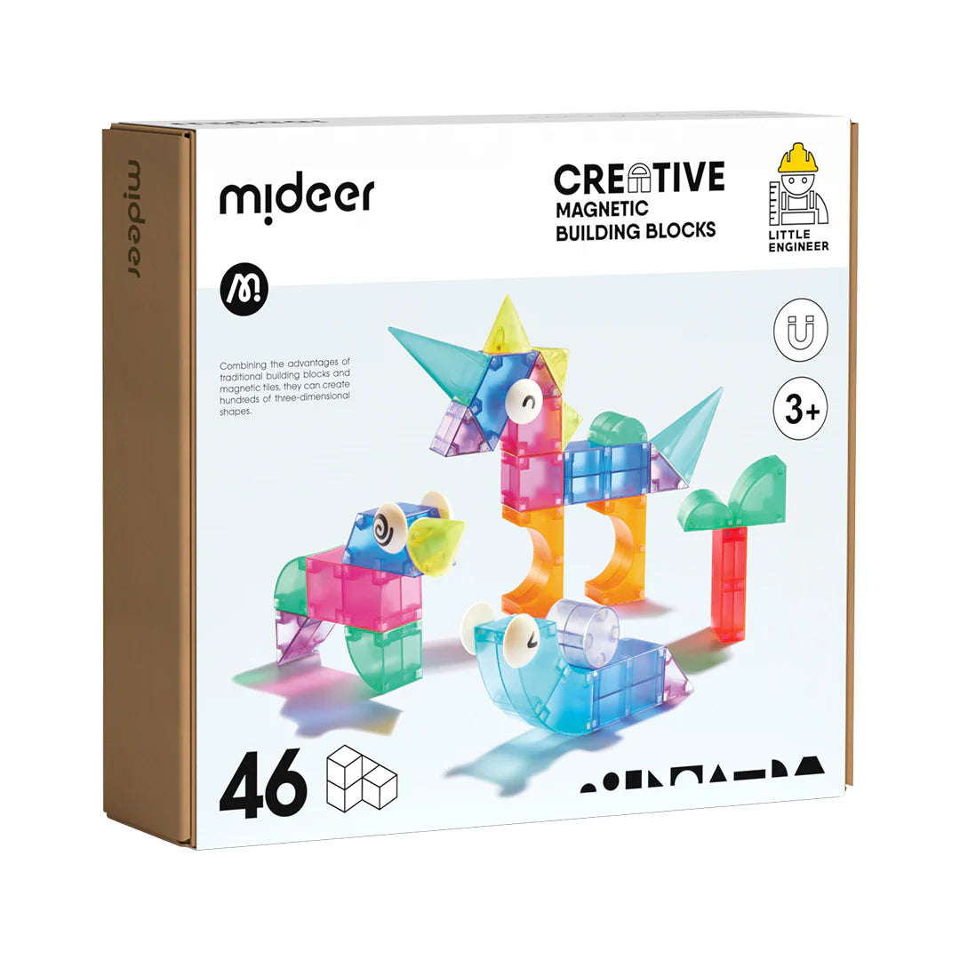Mideer - Creative Magnetic Building Blocks 46P