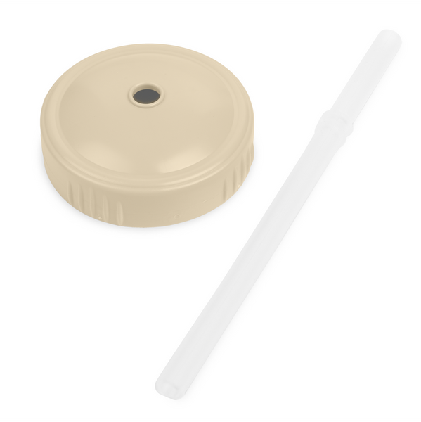 Re-Play Straw Cup with Lid & Straw Assembled - Sand
