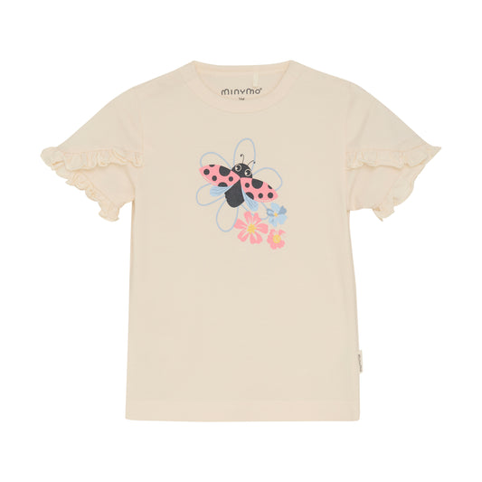 Minymo - Short Sleeve Ladybug Graphic T-Shirt