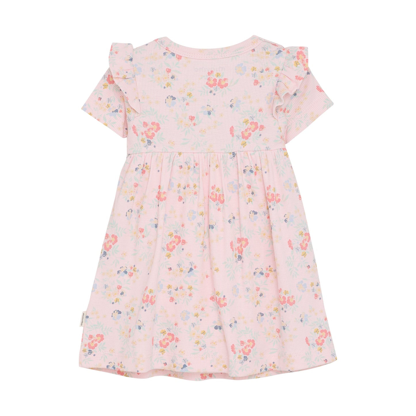 Minymo - All Over Print Ribbed Infant Dress